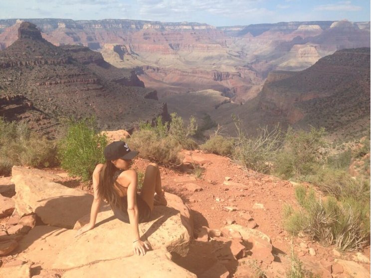 Victoria és a Grand Canyon. Forrás: Twitter