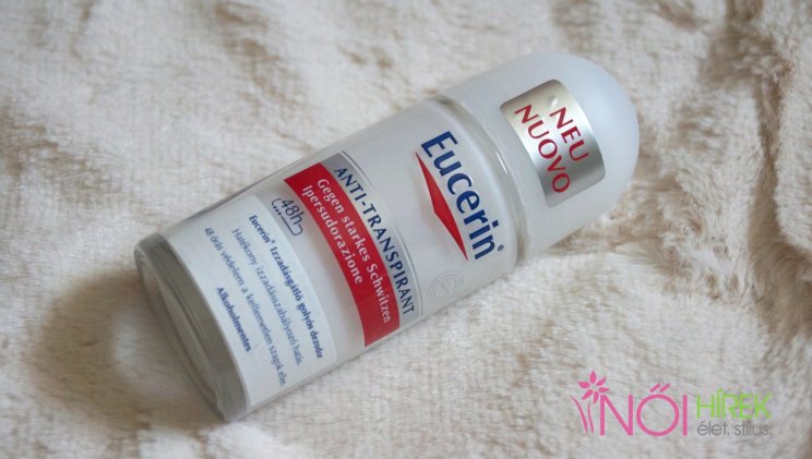 48 órás védelmet nyújt az Eucerin Izzadásgátló golyós dezodora.