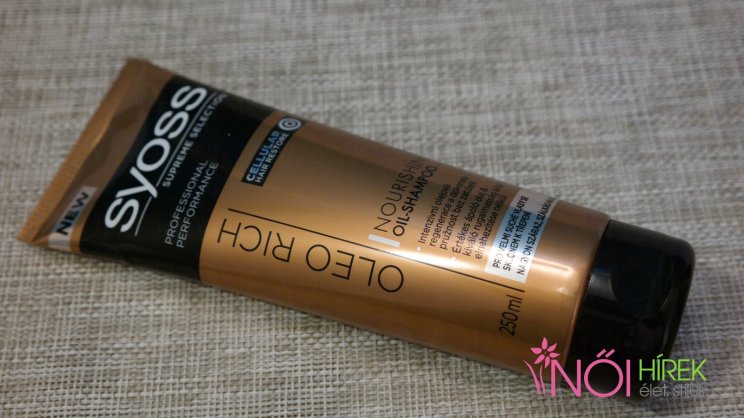 Syoss Supreme Selection Oleo Rich sampon!