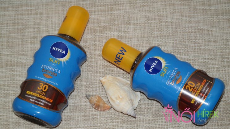 Nivea Sun Protect & Bronze Barnulást támogató napolaj spray