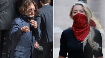 Amber Heard korábban megütötte Johnny Deppet