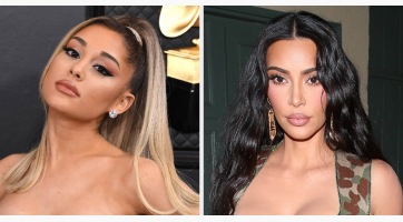 Ariana egy sminkcsomaggal lepte meg Kim Kardashiant