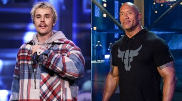 Dwayne Johnson jövőre kisbabát jósol Justin Biebernek