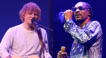 Ed Sheeran durván betépett Snoop Dogg-gal