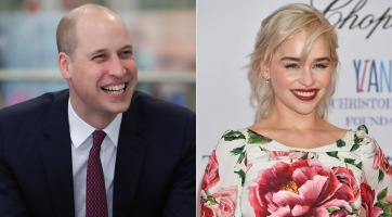 Emilia Clarke-kal találkozott Vilmos herceg