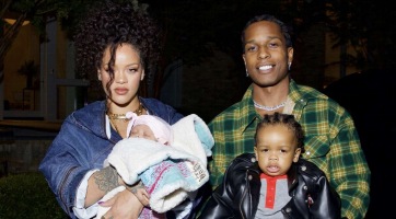 Friss fotókon Rihanna és ASAP Rocky két gyermeke