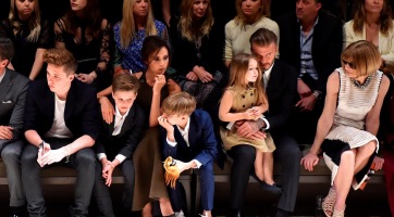 Így szilveszterezett a Beckham család