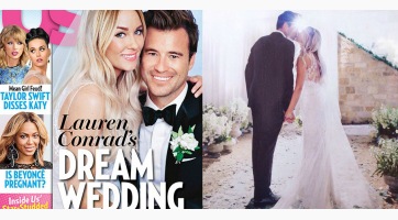 Íme Lauren Conrad esküvői ruhája