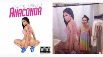 Itt az újabb őrület! Nick Minaj-os zuhanyfüggöny