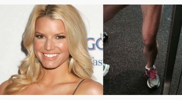 Jessica Simpson lábat villantott