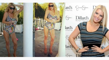 Jessica Simpson megmutatta bájait