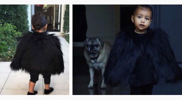 Kim Kardashian kislánya nagyon cuki!
