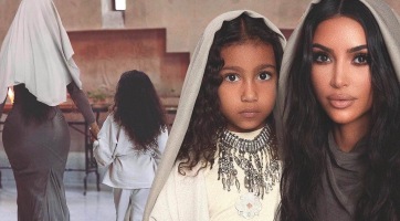 Kim Kardashian megkeresztelkedett
