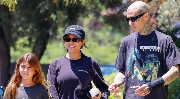Kourtney Kardashian lánya utánozza férje stílusát