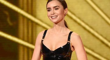 Lily Collins új frizurát villantott