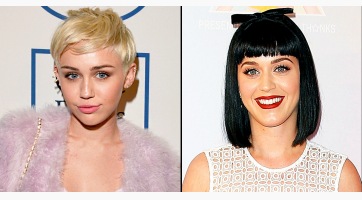 Miley Cyrus üzent Katy Perrynek