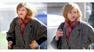 Naomi Watts csokibajusszal pózolt