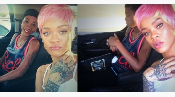 Rihanna pink hajszínre váltott