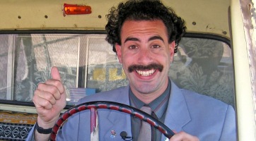 Sacha Baron Cohen ismét Borat-jelmezben forgatott