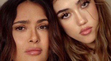 Salma Hayek a kislányával pózolt a Vogue-ban