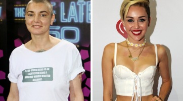 Sinead O'Connor ismét céltáblára tűzte Miley Cyrust