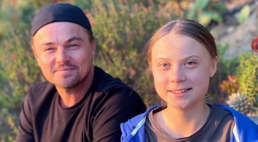 Találkozott Leonardo DiCaprio és Greta Thunberg