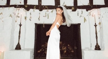 Vera Wang tervezte Ariana Grande esküvői ruháját