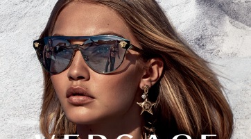 Gigi Hadid a Versace szemüvegek arca lett