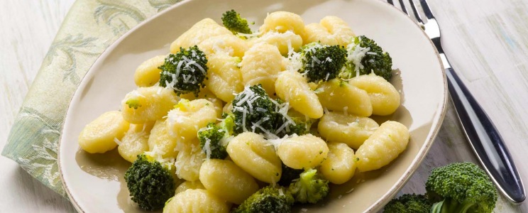 20 perces brokkolis gnocchi