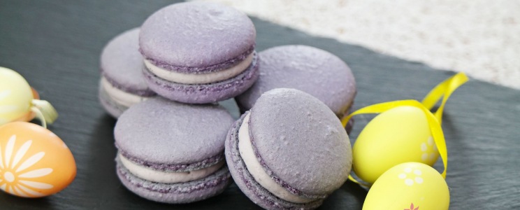 Áfonyás macaron
