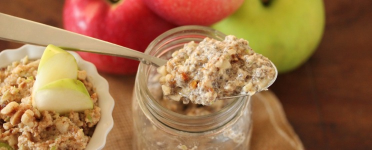 Almás chia puding