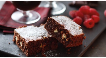 Amarettós brownie