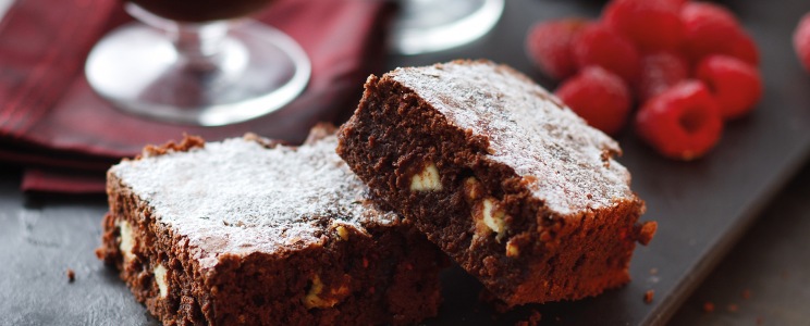 Amarettós brownie
