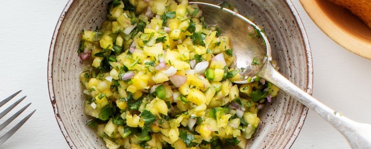 Ananászos salsa