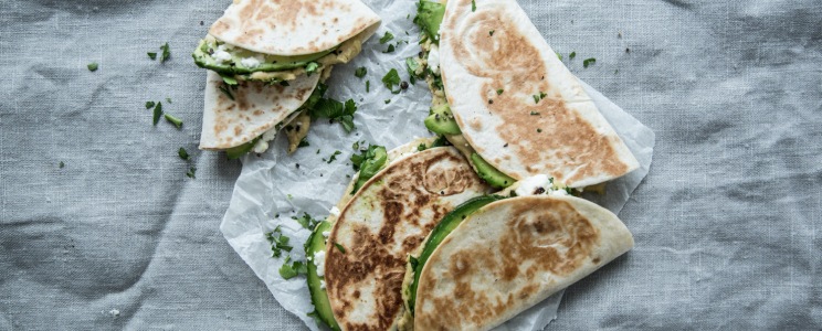 Avokádós quesadilla