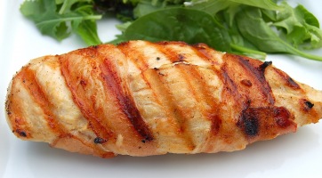 Baconbe tekert csirkemell