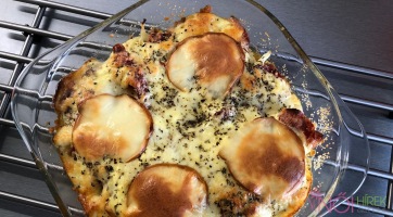 Baconös rakott karfiol