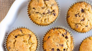 Banános-csokoládés muffin