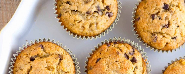 Banános-csokoládés muffin