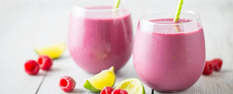 Banános-málnás smoothie