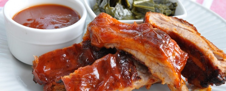 BBQ oldalas grillen
