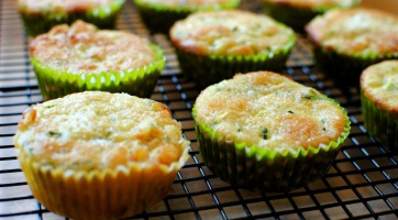 Bodzás-citromos muffin