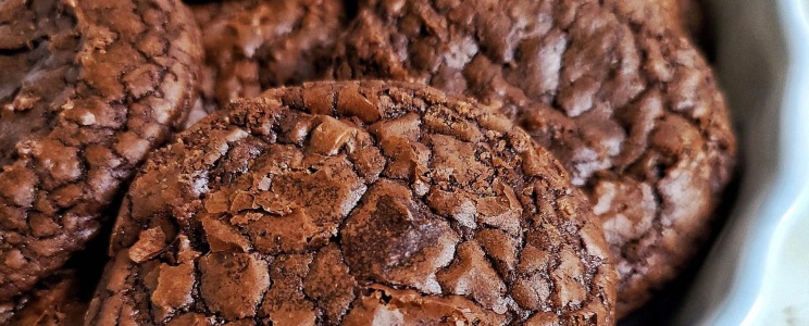 Bögrés brownie keksz