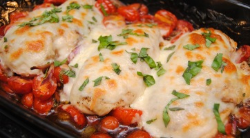 Caprese csirke