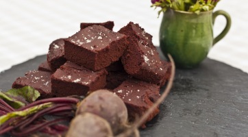 Céklás brownie