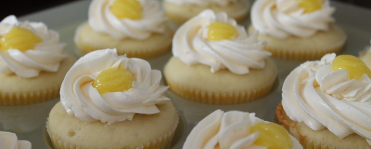 Citromkrémes muffin