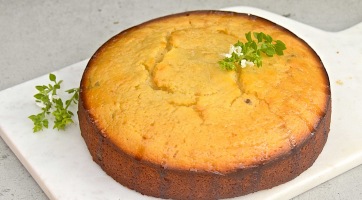Citromos bazsalikomos torta