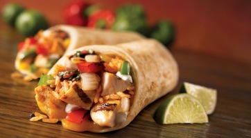 Csirkés burrito
