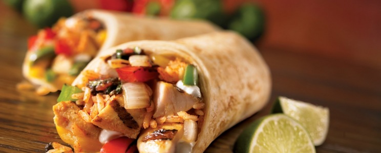 Csirkés burrito