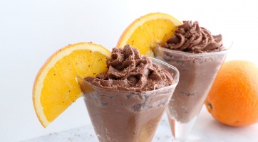 Csokis-narancsos mousse